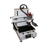 Máquina de serigrafía plana de escritorio de alta precisión, superventas, nueva/usada, semiautomática, de bajo costo para transferencia de calor en papel.