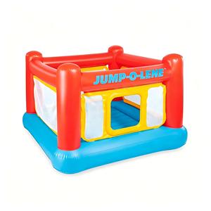MAKE WAVES ELI-F058 <b>Inflatable</b> Bounce <b>House</b>-Foldable Lightweight PVC Material 68.5x68.5x44 Inches All Seasons for Kids Home - Product Image 1