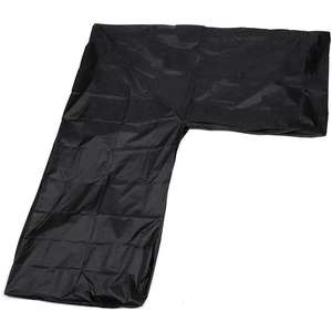 L-Shaped Corner Sofa <b>Cover</b> for Outdoor <b>Furniture</b> 210D Oxford Polyester Cloth Black Silver Coating Dustproof and <b>Waterproof</b> - Product Image 2