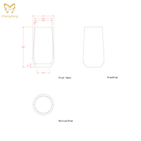 Bar & Verrerie à vin Collection High Ball Glass Dining Water Glass Long Drink Beer Juice Glass