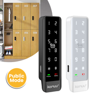 KEMUU Tuya TTlock Tarjeta Combinación Cerradura de gabinete digital Cerradura de gabinete inteligente Rfid Cerradura de puerta de gabinete eléctrico