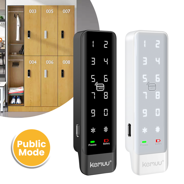 KEMUU Tuya TTlock Card Combination Digital Cabinet Lock Smart Cabinet Lock Rfid Electrical Cabinet Door Lock