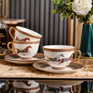 Wholesale European Style <b>Ceramic</b> Tableware Series Bone China Tableware for Home - Product Image 3