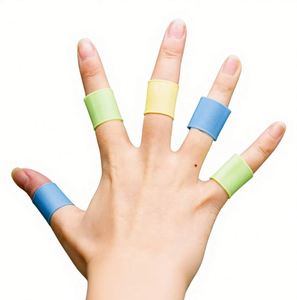 Protège-doigts en silicone en vrac, manchons élastiques antidérapants pour le sport, le golf, le basketball, le badminton, protection et soutien des doigts - Product Image 2