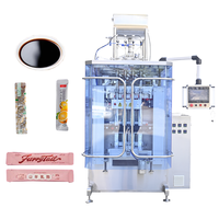 Vente directe d'usine de machine d'emballage verticale entièrement automatique pour liquides, adaptée à la sauce tomate, au miel et à la sauce durian.