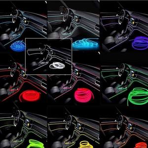 New Interior Modification Side Panel Ambient <b>Light</b> Strip Clip Luminous Door Seam Cold <b>Light</b> Decorative <b>Light</b> - Product Image 5