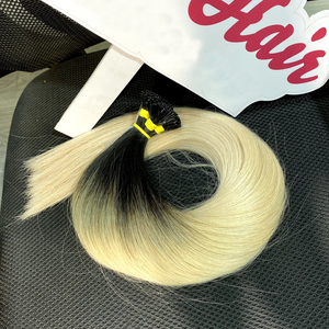Extensions de cheveux à la kératine vietnamienne I Tip de qualité supérieure 100% cheveux humains vierges aspect naturel droit à double tirage - Product Image 4