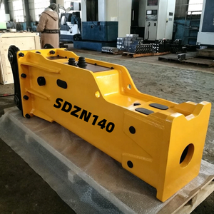 Brise-roche hydraulique silencieux de type boîte pour carrières minières, robuste, pour excavatrice de 18 à 26 tonnes avec système de lubrification automatique par graissage - Product Image 6