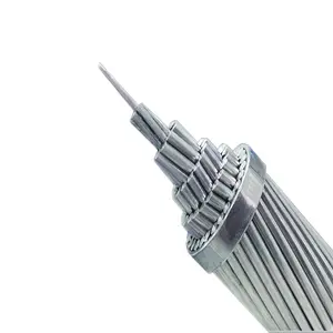Round Overhead Aluminum Stranded Bare Conductor Wire AAC with Standard IEC