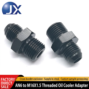 อะแดปเตอร์ข้อต่อถ่ายน้ำมันเครื่อง JIAX AN6 เป็น M16x1.5 ข้อต่อเกลียวหกเหลี่ยมตัวผู้ สำหรับแปลงท่อน้ำมันเชื้อเพลิงยานยนต์ - Product Image 4