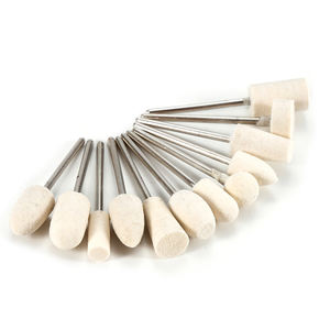 Disque de <span class=keywords><strong>polissage</strong></span> abrasif en feutre de laine monté sur support pour le <span class=keywords><strong>polissage</strong></span> des métaux - Product Image 1