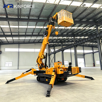 Grúa Araña Micro Compacta de 17m 21m, 5 Toneladas 8 Toneladas, Radio de Trabajo, Motor, Construcción, Acristalamiento, Exportación 2026, Sistema Expandible