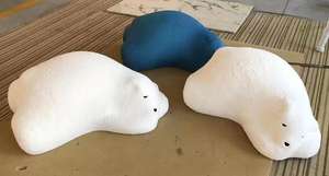 Venta caliente sofá perezoso dormir <span class=keywords><strong>Panda</strong></span> espalda sala de estar <span class=keywords><strong>Red</strong></span> <span class=keywords><strong>rojo</strong></span> solo niño taburete Animal creativo Silla de ocio - Product Image 2