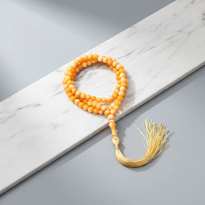 Rosario Elegante Regalo Religioso Alta Qualità Ambra Naturale 99 Grani Collana di Preghiera Islamica Perle di Preghiera in Ambra Naturale - Product Image 5