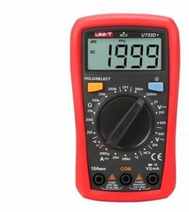 Multimètre numérique portable UNI-T UT33+ Mesure de tension 600V et de courant 10A - Product Image 5