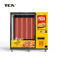 TCN Pizza Fast Food Chauffage automatique Distributeur automatique Carte de crédit Coin QR Code Token Paiement OEM/ODM