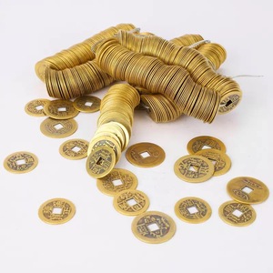 Monedas Antiguas de Aleación de Latón de los Cinco Emperadores de 2.4cm, Regalo Unisex, Joyería Coleccionable Cultural - Product Image 2