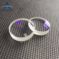 Lentille astronomique achromatique sphérique biconvexe en verre BK7 K9 transparent optique avec revêtement antireflet OEM