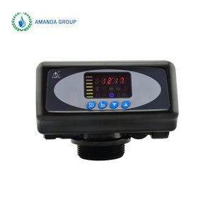 Válvula de Control de Agua Ablandada Manual Runxin 220V con Componentes PLC, Negra, Tamaño de Tanque de 6"-18", Garantía de 3 Años - Product Image 1