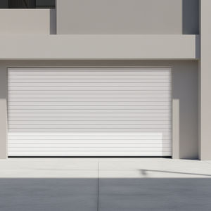 Porte de <span class=keywords><strong>garage</strong></span> <span class=keywords><strong>à</strong></span> enroulement en aluminium haute résistance, finition moderne, pour villa extérieure, résistante <span class=keywords><strong>à</strong></span> la corrosion, manuelle/électrique, vente chaude Afrique 77mm - Product Image 3