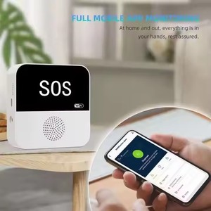 Khẩn cấp SOS nút lớn không dây cho người cao tuổi Helo Cảnh báo kết nối 4G và 433MHz RF Home an ninh Hệ thống báo động - Product Image 5