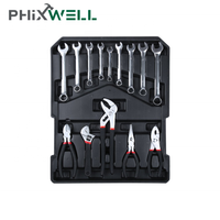 Coffret d'Outils Robuste 186 Pièces pour Électricien, Kit de Maintenance Spécialisé, Outils Manuels Multifonctions pour Bricolage et Maison