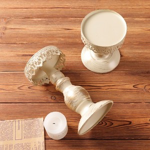 Candelabro de Hierro Forjado con Forma de Jaula de Pájaro, 22.3 y 27.0 cm, Iluminación Decorativa para el Hogar - Product Image 4