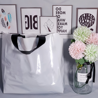 Sacs à provisions et sacs de rangement robustes en plastique transparent PE imprimés nécessités quotidiennes emballage nécessités quotidiennes