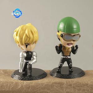 10CM 6 PCS/SET <span class=keywords><strong>One</strong></span> <span class=keywords><strong>Punch</strong></span> <span class=keywords><strong>Man</strong></span> Saitama PVC <span class=keywords><strong>Anime</strong></span> Statue Modèle Jouet Statique Collection Ornements De Bureau pour Enfants - Product Image 3