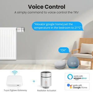 Termostato Zigbee con Control de Temperatura, Termostato Inteligente Tuya para el Hogar, Válvula Termostática para Radiador con Control de Calefacción a través de Alexa - Product Image 5