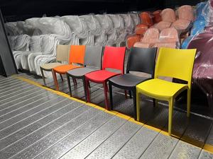 Nhà máy bán giá rẻ ngoài trời armless nhựa xếp chồng Ghế nhựa ghế bán buôn - Product Image 3