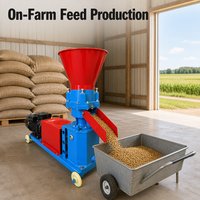 Machine à granulés d'aliments pour animaux de ferme de haute efficacité, nouvelle série 9KLP en acier inoxydable, avec moteur YE2, IP55