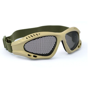 Gafas de Seguridad con Montura Completa de Metal y Lentes de Malla Metálica, Protección Contra el Polvo en Obras de Construcción - Product Image 2