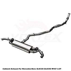 Vortex Global-Importer a choisi des tuyaux en acier inoxydable pour Mercedes-Benz GLE320 GLE350 W167 2.0T - Product Image 3
