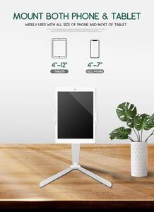 <span class=keywords><strong>Support</strong></span> de téléphone réglable en alliage d'aluminium pour montage mural ou de bureau - Product Image 6