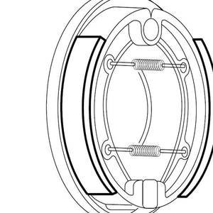 Malossi-pastillas de freno eléctricas para motocicleta, para Bsv Dio Zx 6215899 50 cc Honda Dio Zx 2T 1994 50 cc, hechas en Italia, 1994 - Product Image 2