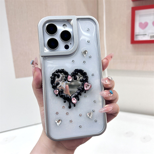 เคสโทรศัพท์กระจกติดเพชร3ชั้นสำหรับ infinix 50 Pro PLUS 5G Hot <span class=keywords><strong>60</strong></span> 60i 4G 50 Pro 4G Smart 10 PLUS - Product Image 6