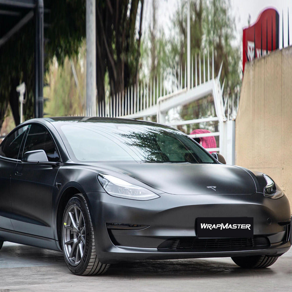 Negro metalizado satinado