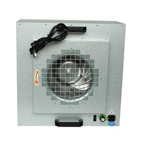 Laboratorio de setas Sala limpia 4x2 FFU 120V 50Hz Motor de 3 velocidades H14 Fabricación de HEPA Nueva condición usada Industrias aplicables - Product Image 2