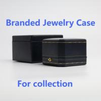 Estuche Rígido Tipo Concha Azul con Diseño Personalizado a Precio de Fábrica, Cierre Magnético Impermeable con Botón Dorado