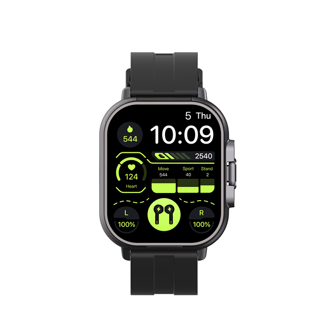 Premium Smart Watch With Tws Earpods 250Mah Battery 25Mah Earbuds Health Monitor Blood Pressure Oxygen Sleep