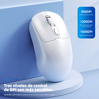 Ratón Inalámbrico TWOLF Q3 de Modo Dual 2.4G+BT, 500mAh Recargable, Diseño Ergonómico, Respuesta Rápida para Laptop y PC, Venta al Por Mayor OEM
