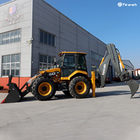 Yaweh JCB 4CX Chine 8TON chargeuse pelleteuse YF388 chargeuse sur pneus chargeur frontal avec pelles