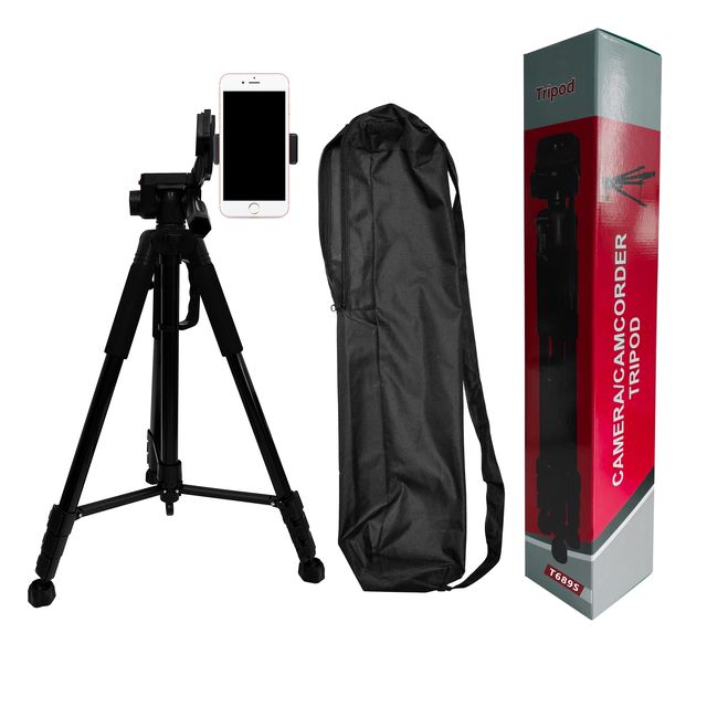 Travel Professional Metal Adjustable 4-Leg Tripod Cell Phone Camera-High Quality Portable Waterproof Shockproof Flip Lock 2kg