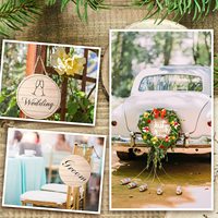 Signe en bois vierge pour l'artisanat, rond en bois, cintres de porte, signe de naissance Hello World en bois, vente en gros