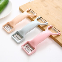 Vente en gros Râpe à melon innovante multifonction Rabot à gratter les fruits en acier inoxydable Couteau à éplucher les pommes de terre