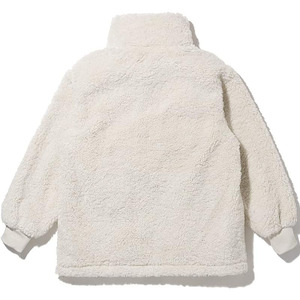 Custom Embroidery <strong>Zip</strong> up Winter Warm Polar Fleece <strong>Reversible</strong> Sherpa Fleece Jacket Women - Product Image 2