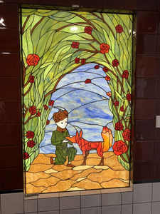 Vitral de Estilo Tiffany Europeo Personalizado, Hecho a Mano en China, Diseño de Vidrio Sólido Teñido, Duradero, para Iluminación Decorativa de Puertas y Ventanas - Product Image 3