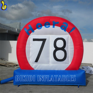 Cartellone Pubblicitario Gonfiabile Gigante con <span class=keywords><strong>Numeri</strong></span> Rimovibili/Insegna Pubblicitaria Gonfiabile da Terra in Vendita dalla Fabbrica Cinese - Product Image 3