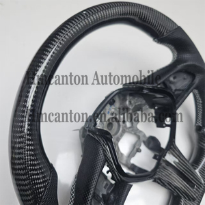 พวงมาลัยหนังรูพรุนคาร์บอนไฟเบอร์รุ่นใหม่สำหรับรถยนต์อินฟินิตี้ คิว50 - Product Image 6